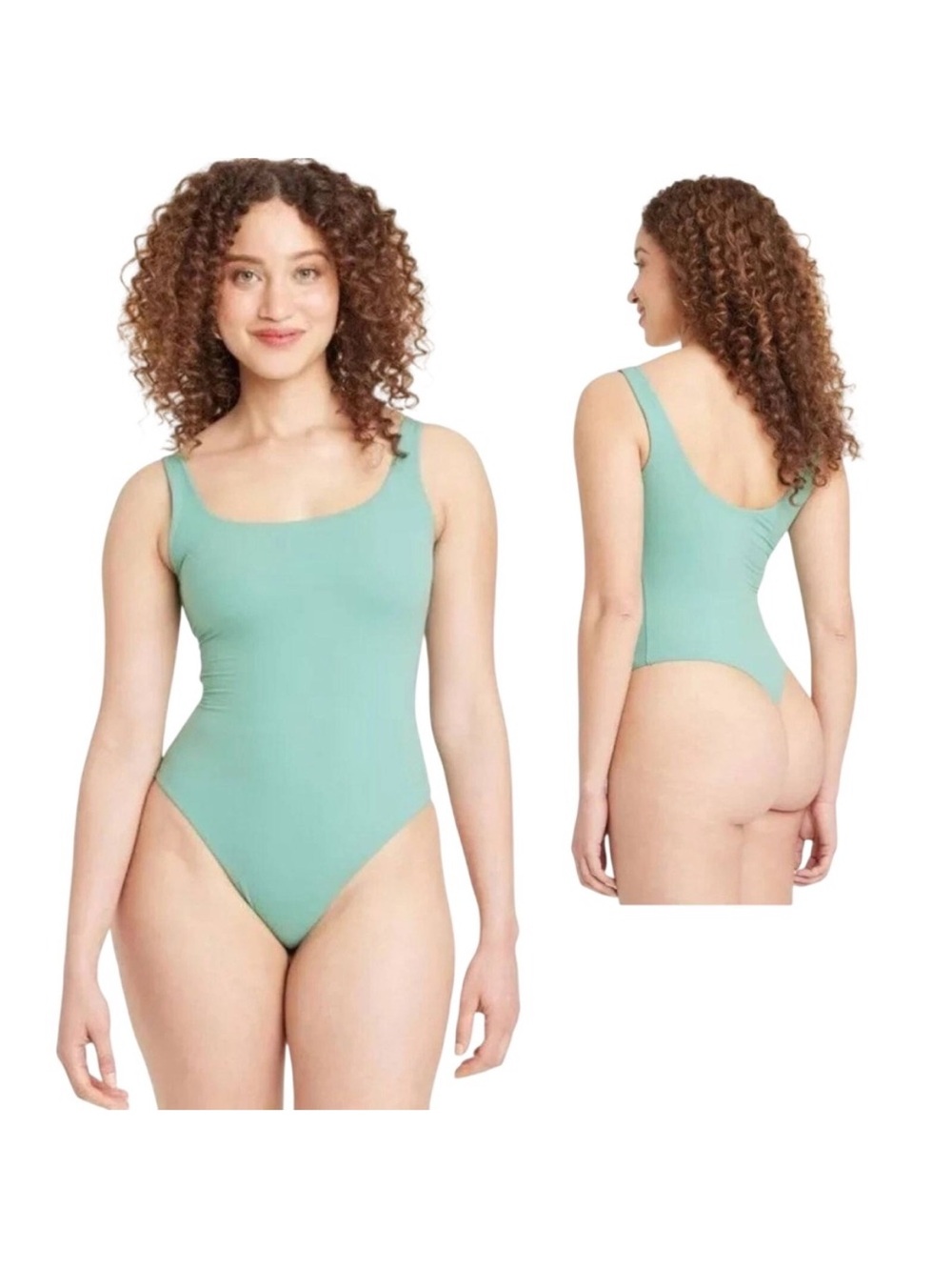 Auden Women's Luxury Collection 4-Way Stretch Tank Bodysuit- 2X